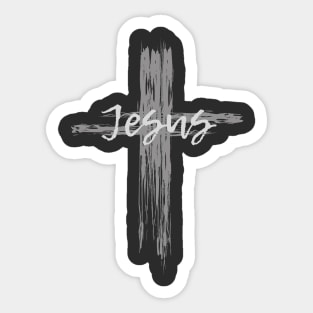 Jesus | Cross | Minimal Sticker